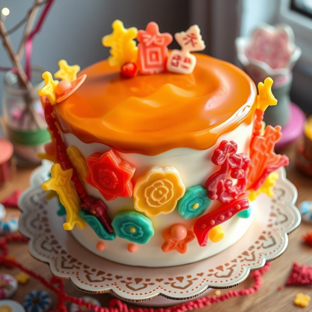 Dalgona Candy Cake Design Dalgona Candy Cake Design