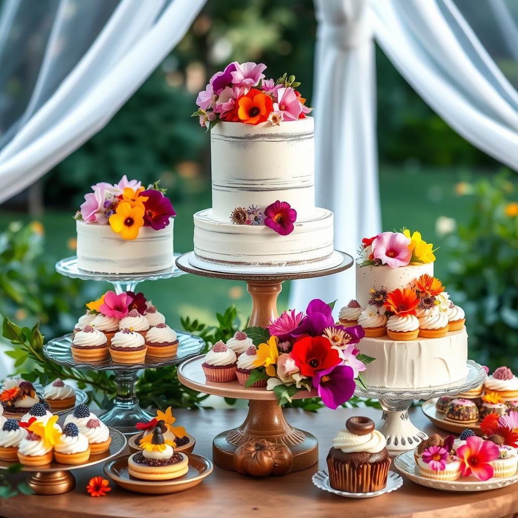 Floral Desserts Decoration Floral Desserts Decoration