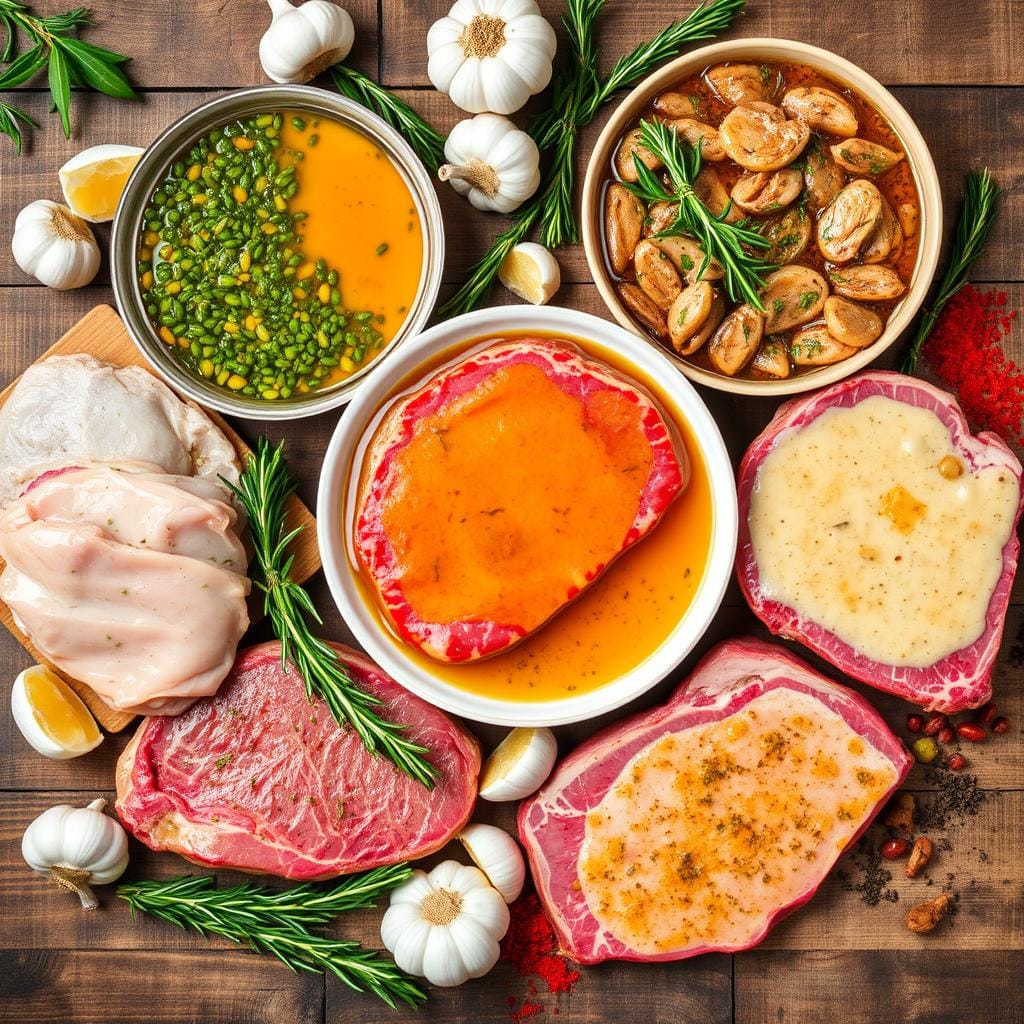 Garlic Marinades for Different Meats Garlic Marinades for Different Meats