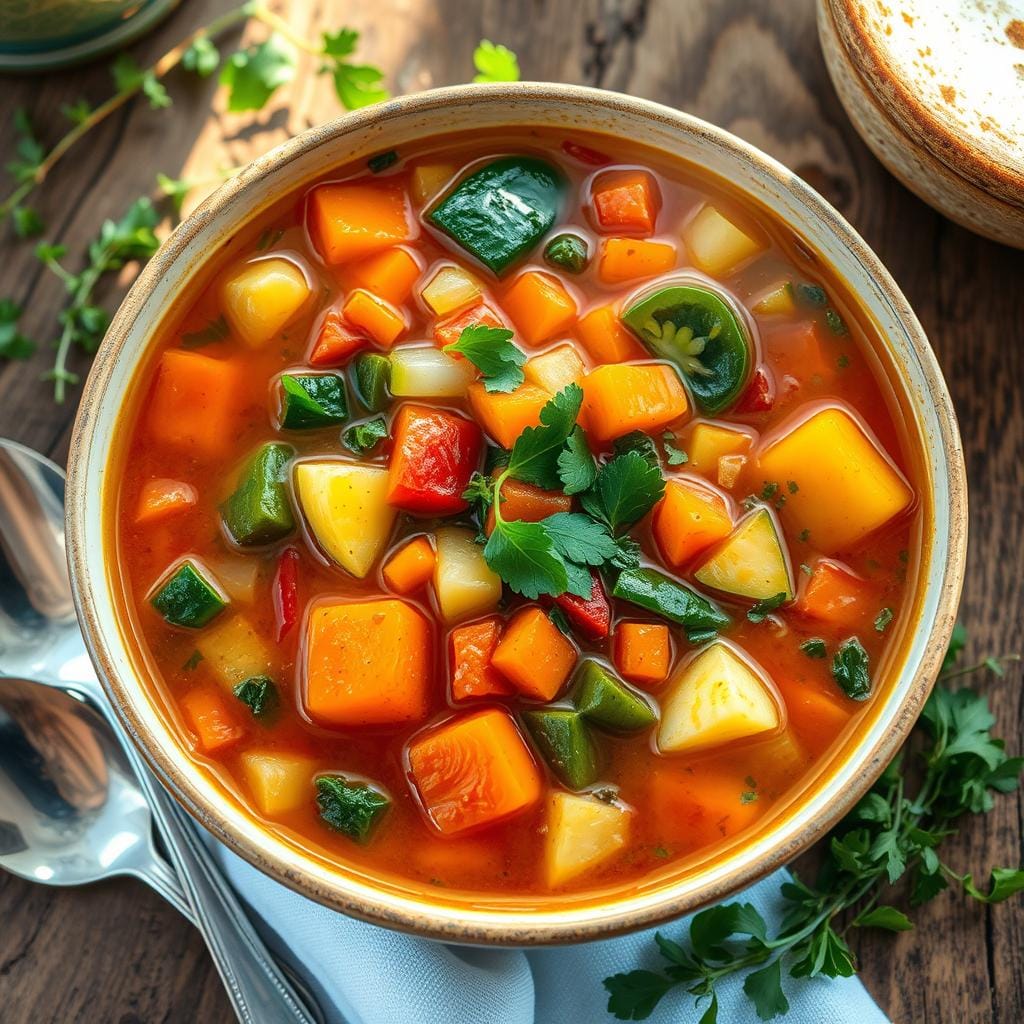 Hearty Vegetable Soup with Leftovers Hearty Vegetable Soup with Leftovers