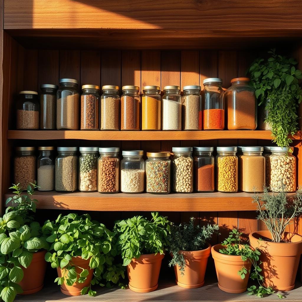 Pantry Staples and Fresh Herbs Pantry Staples and Fresh Herbs