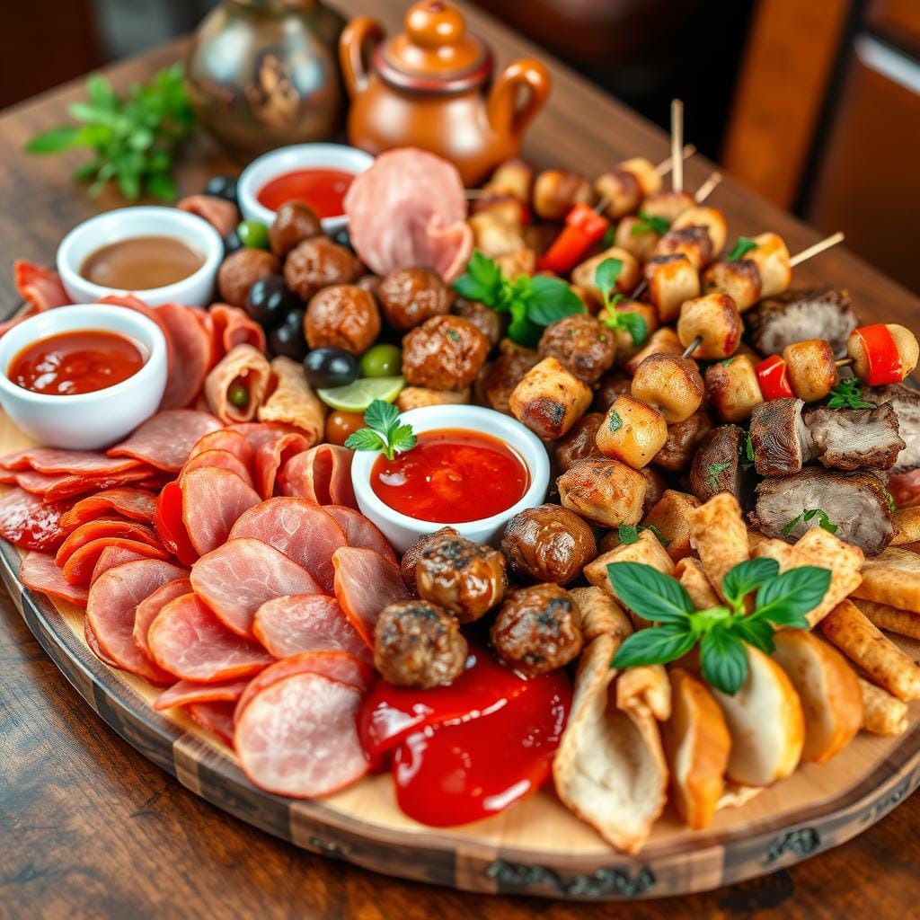 Spanish Meat Tapas Platter Spanish Meat Tapas Platter