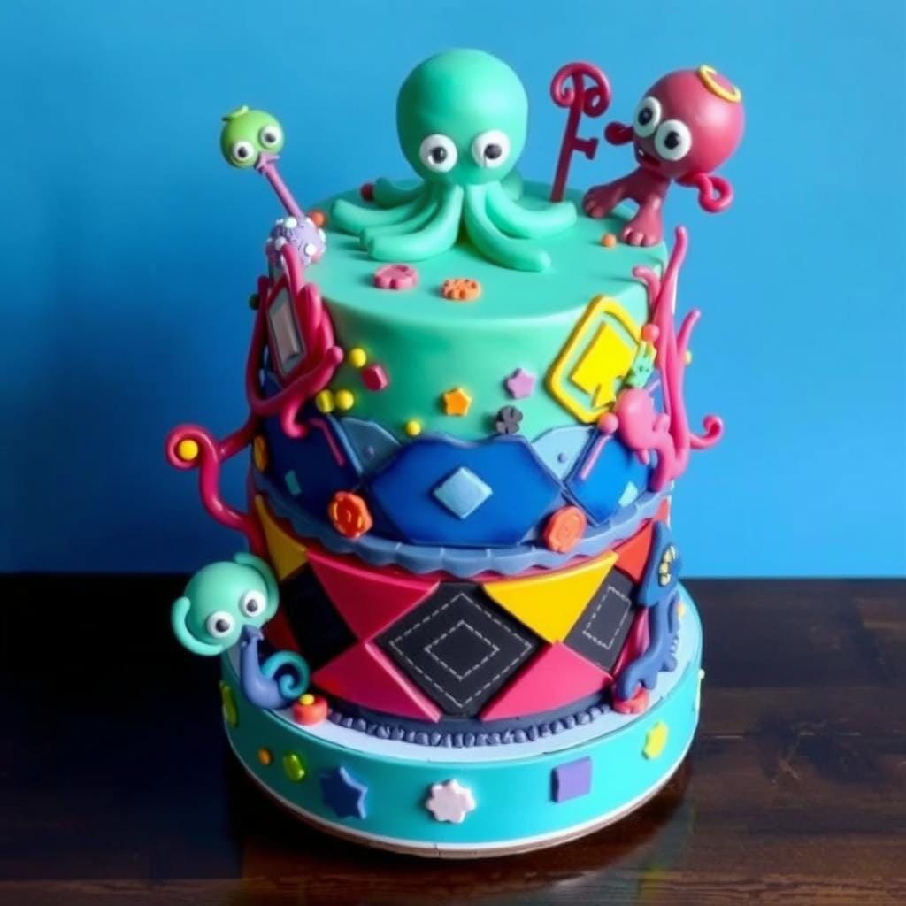 Squid Game Cake Base Structure Squid Game Cake Base Structure