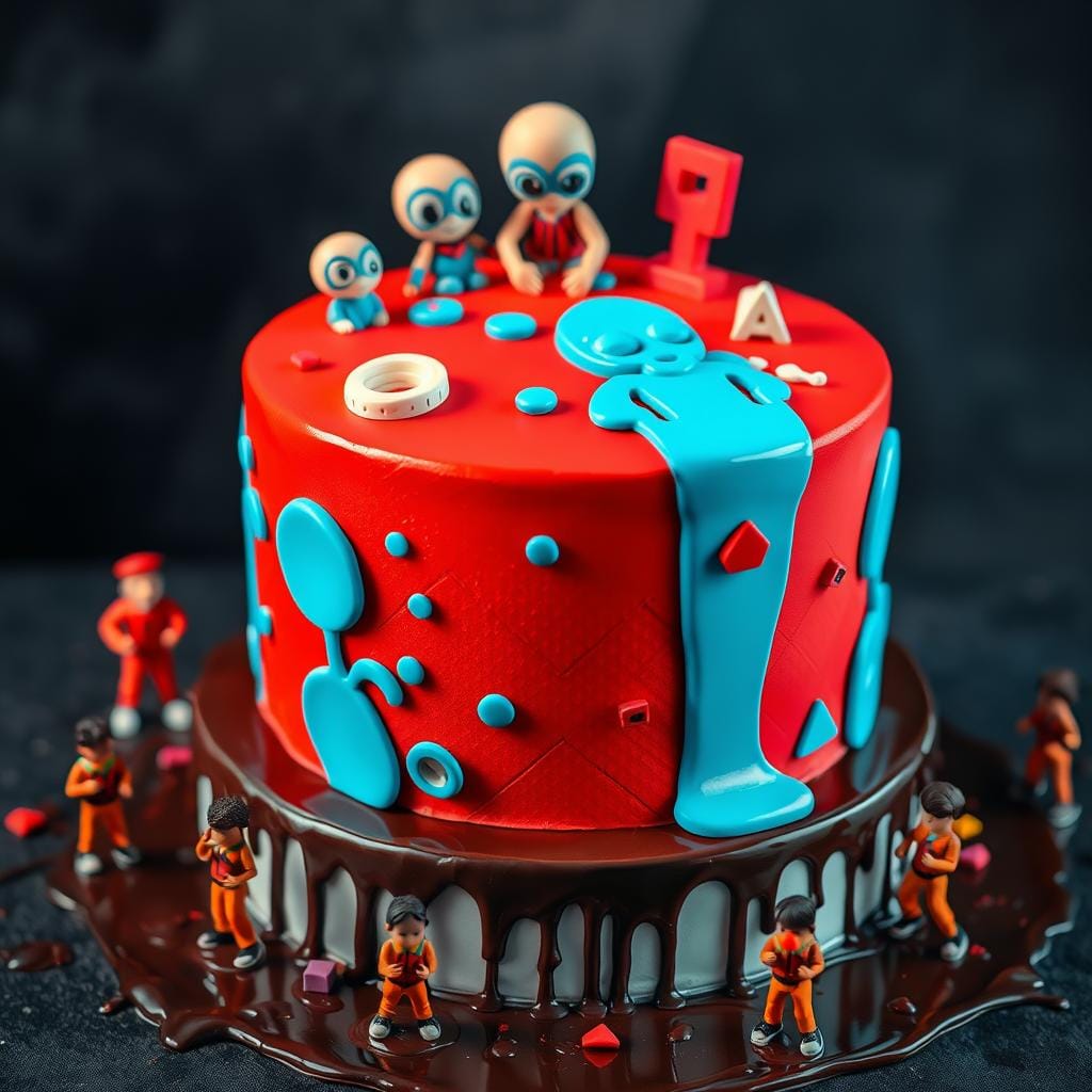 Squid Game Cake Design Inspiration Squid Game Cake Design Inspiration