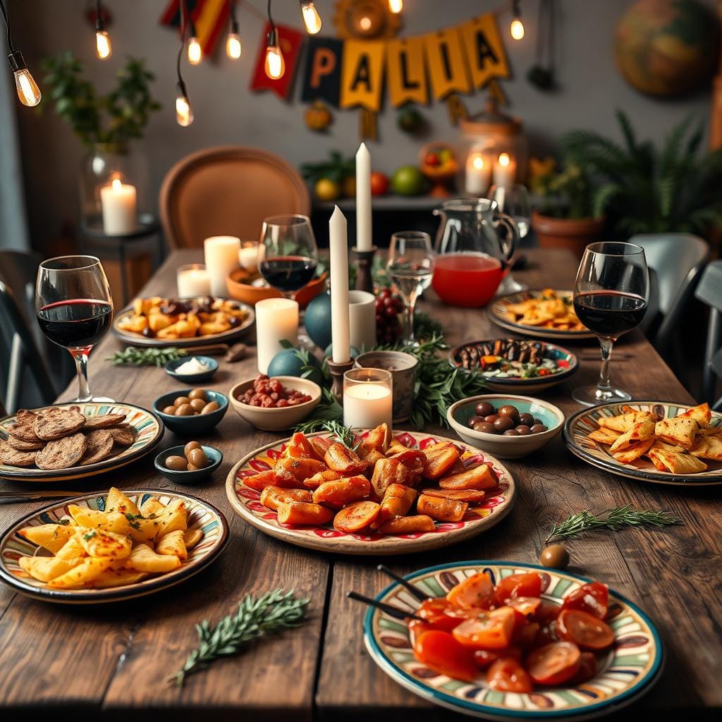 Tapas Party Setup Tapas Party Setup