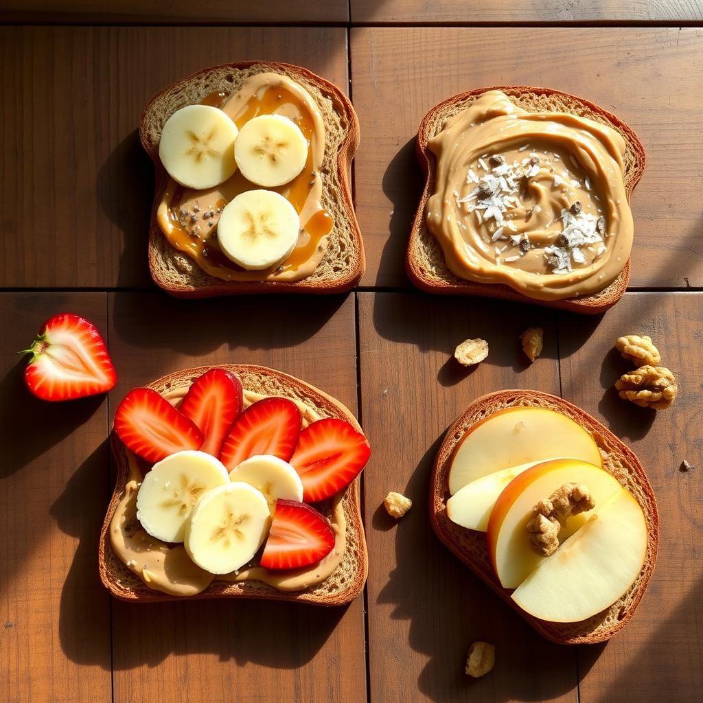 Vegan Nut Butter Toast Variations Vegan Nut Butter Toast Variations