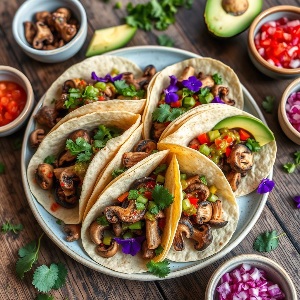 Exotic Mushroom Tacos Exotic Mushroom Tacos