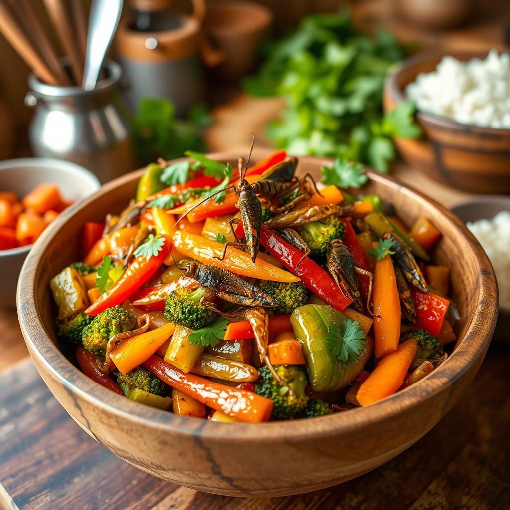 Grasshopper Stir-Fry Protein Recipe Grasshopper Stir-Fry Protein Recipe