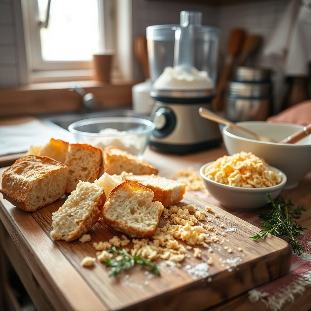 Homemade Breadcrumbs Preparation Homemade Breadcrumbs Preparation