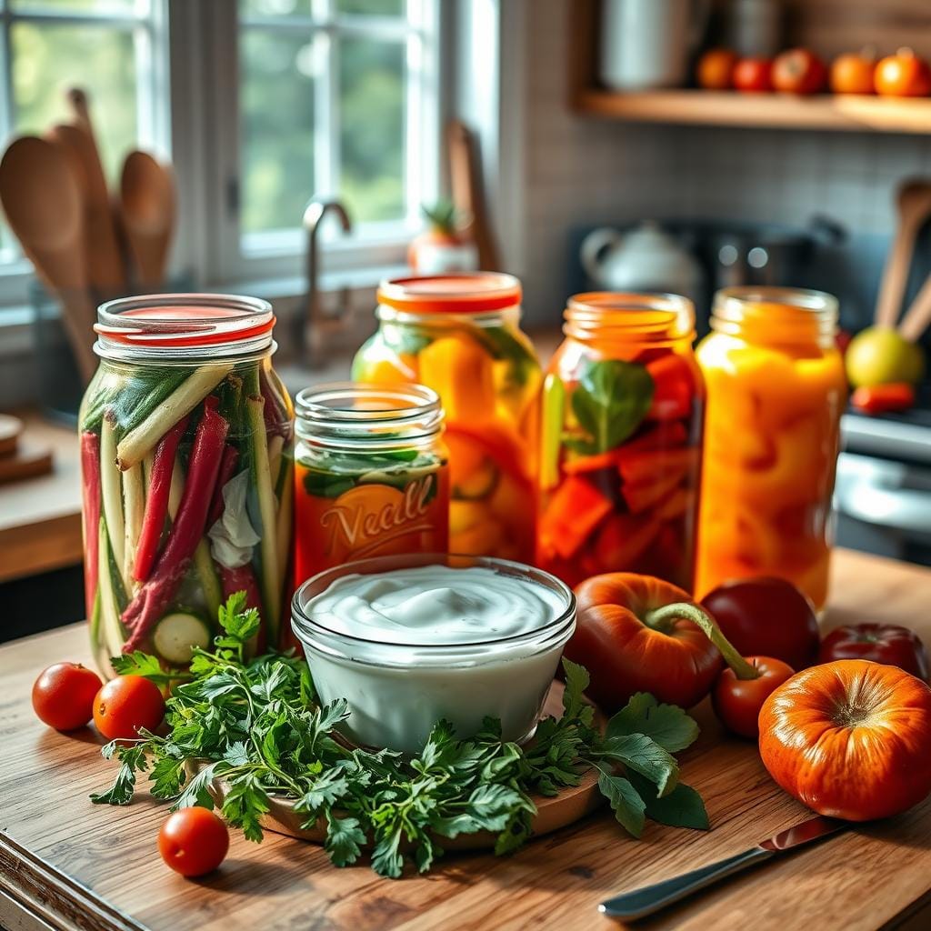 Homemade Probiotic Food Preparation