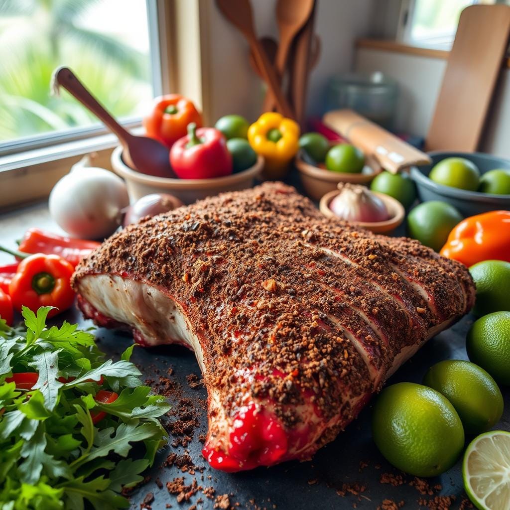 Jerk Pork Preparation Jerk Pork Preparation