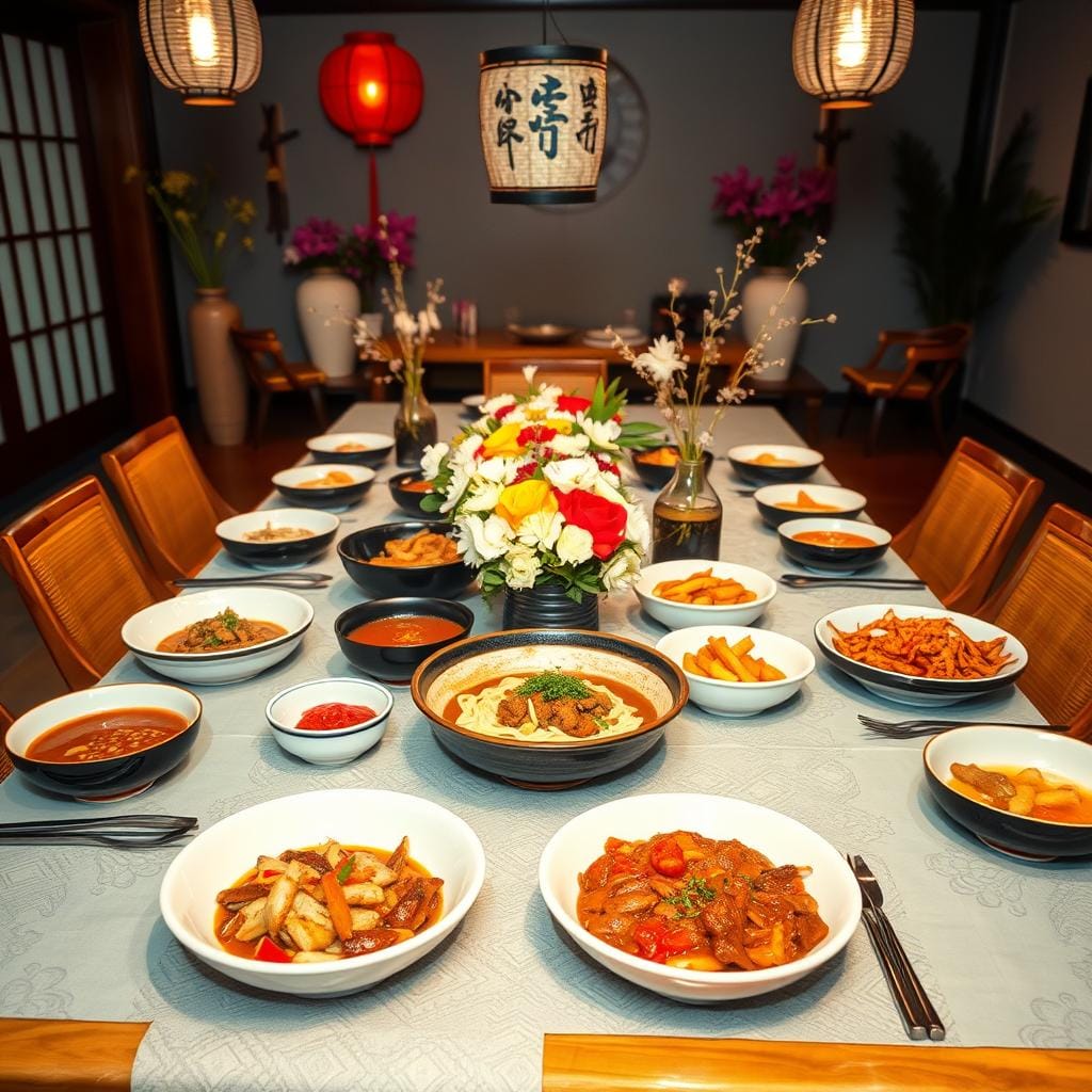 Korean Dinner Party Table Setting