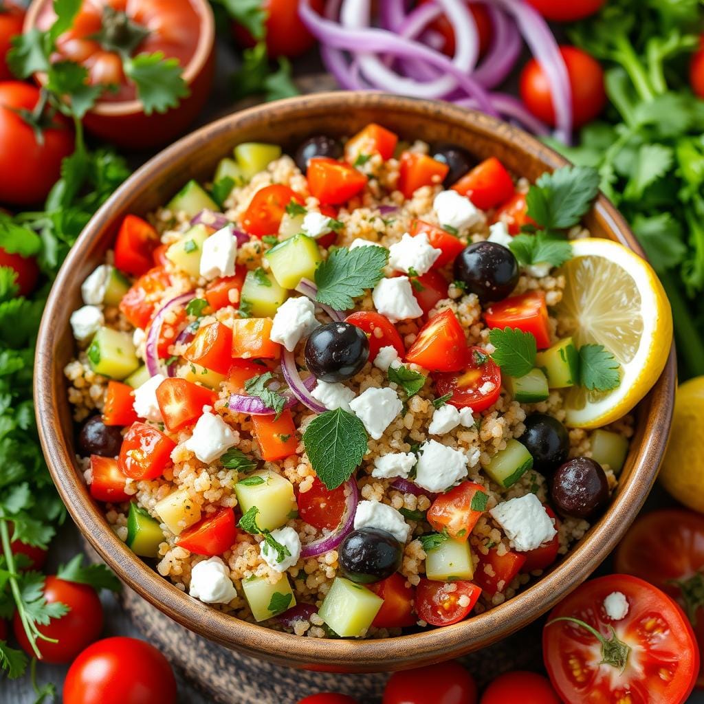 Mediterranean Quinoa Salad Recipe Mediterranean Quinoa Salad Recipe