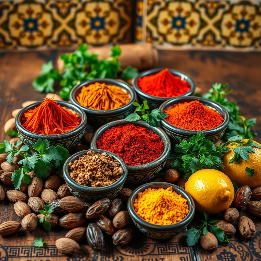 Moroccan Spices and Traditional Ingredients Moroccan Spices and Traditional Ingredients
