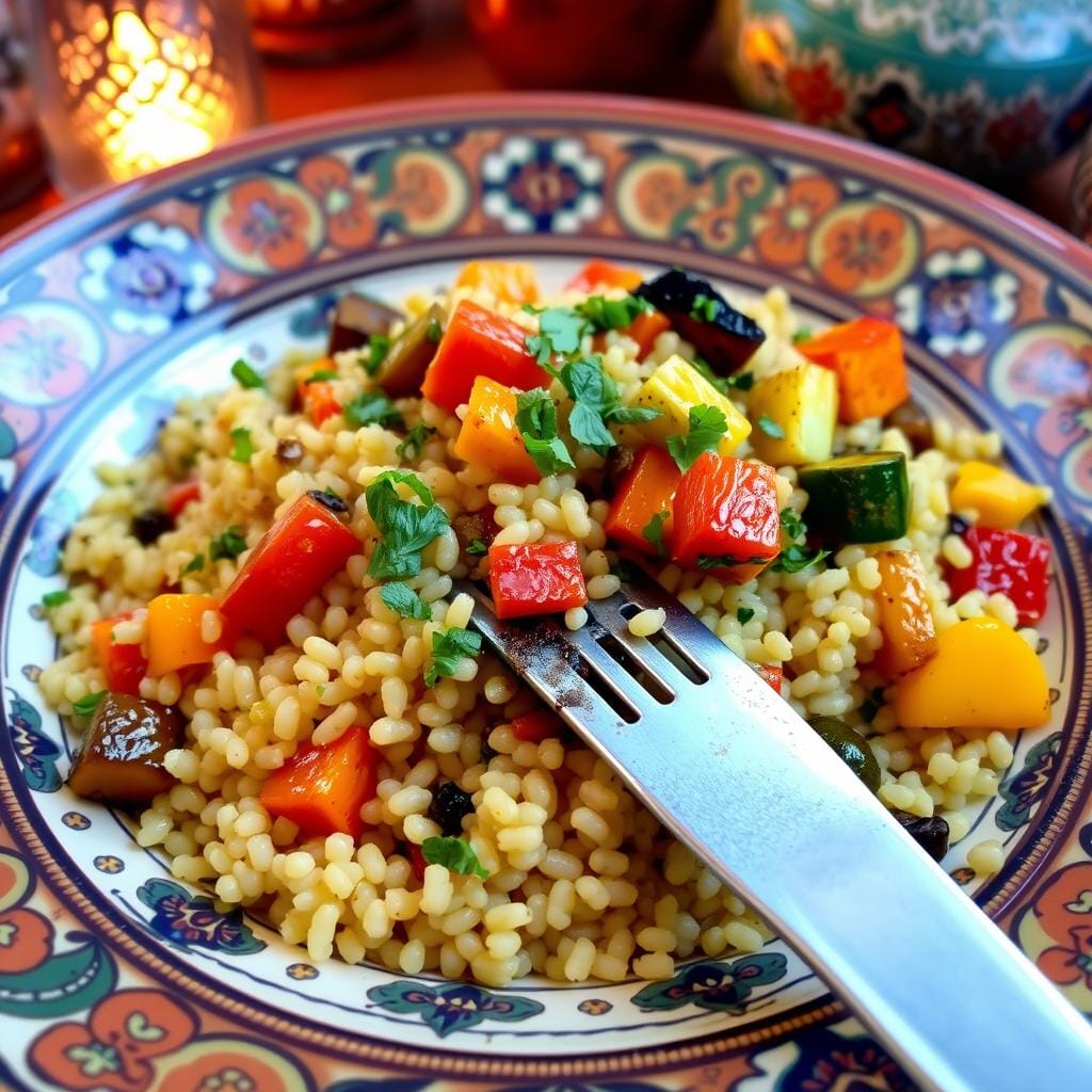 Moroccan Vegetable Couscous Moroccan Vegetable Couscous