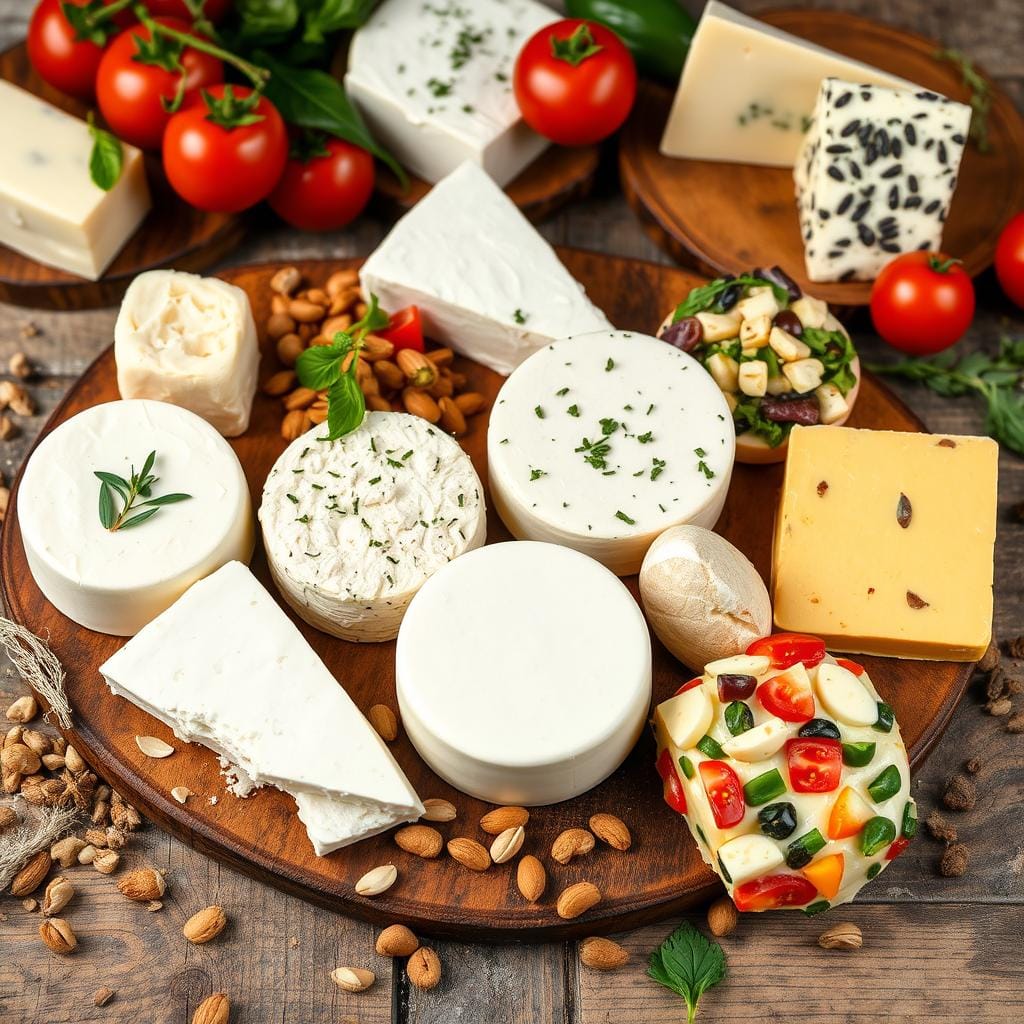 Plant-Based Cheese Varieties Plant-Based Cheese Varieties