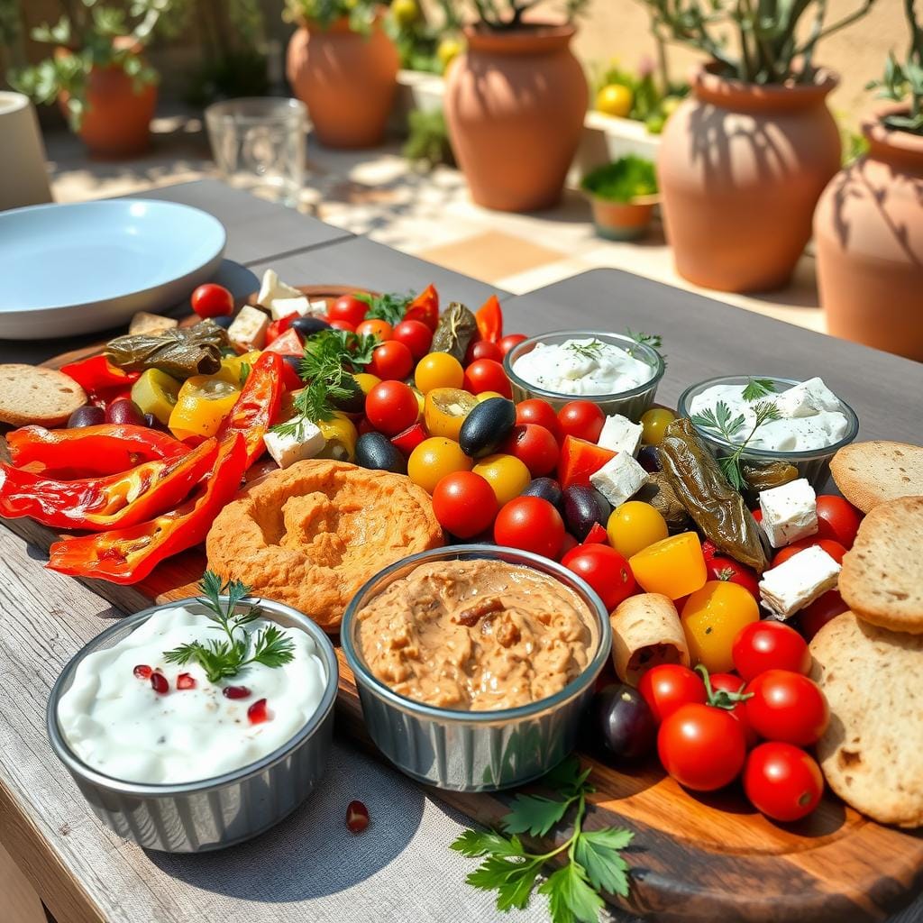 Seasonal Mediterranean Mezze Platter Seasonal Mediterranean Mezze Platter