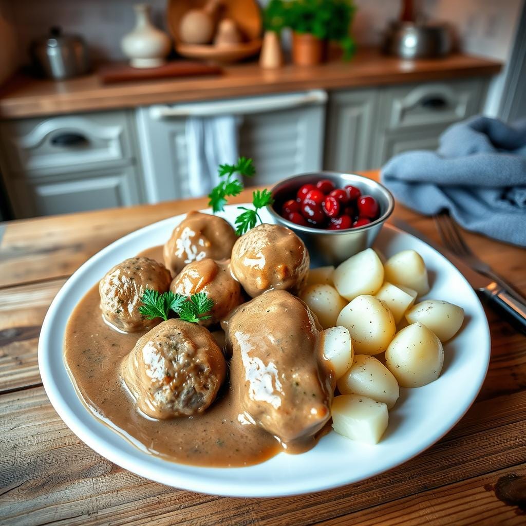 Swedish Meatballs Traditional Dish