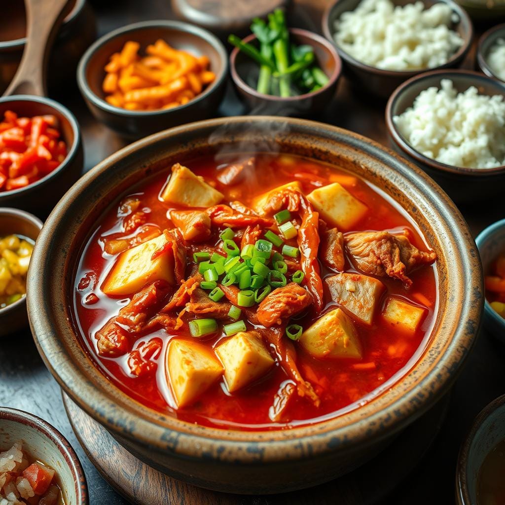 Traditional Korean Stews Kimchi Jjigae