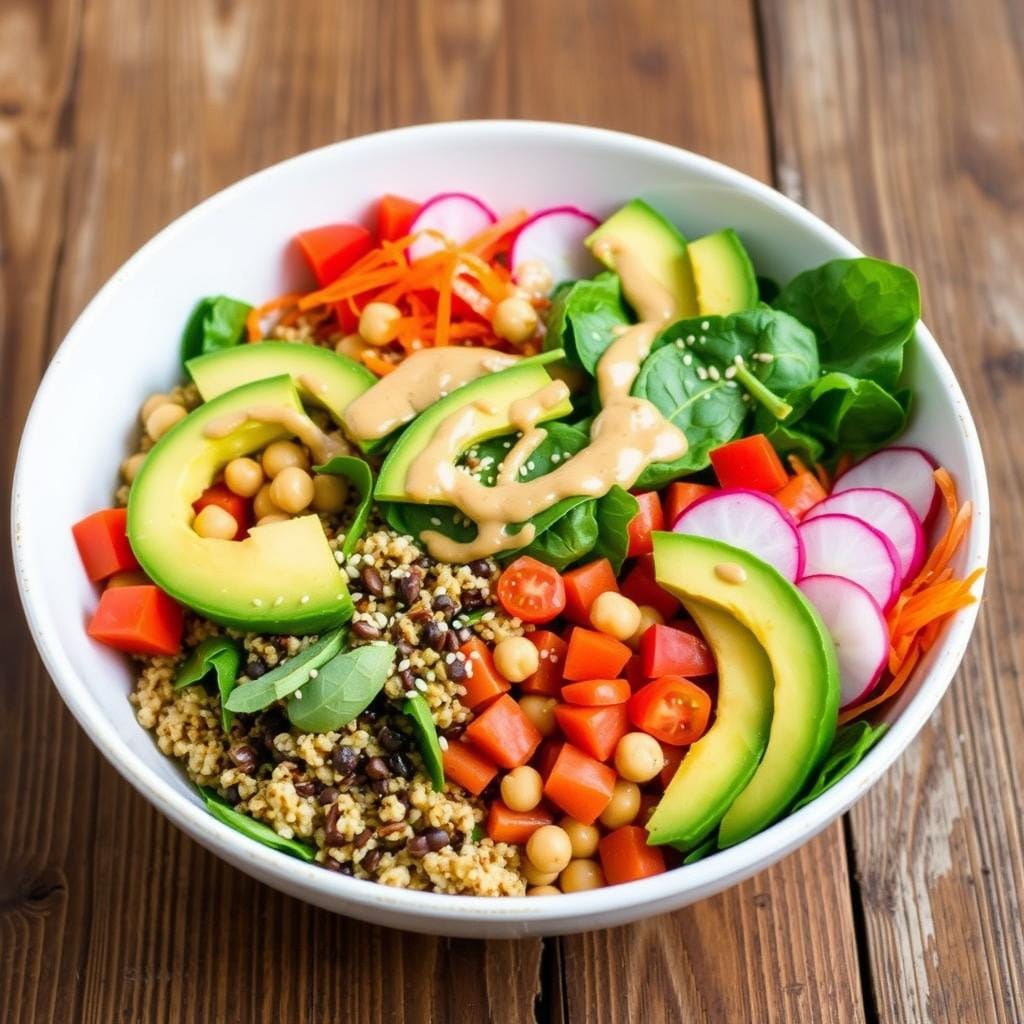 Vegan Buddha Bowl Ingredients