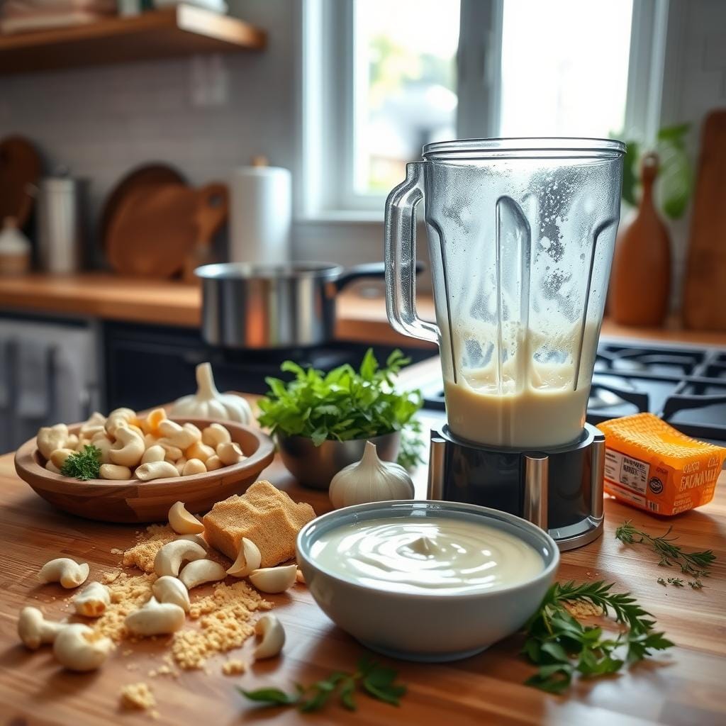 Vegan Cream Sauce Preparation Vegan Cream Sauce Preparation