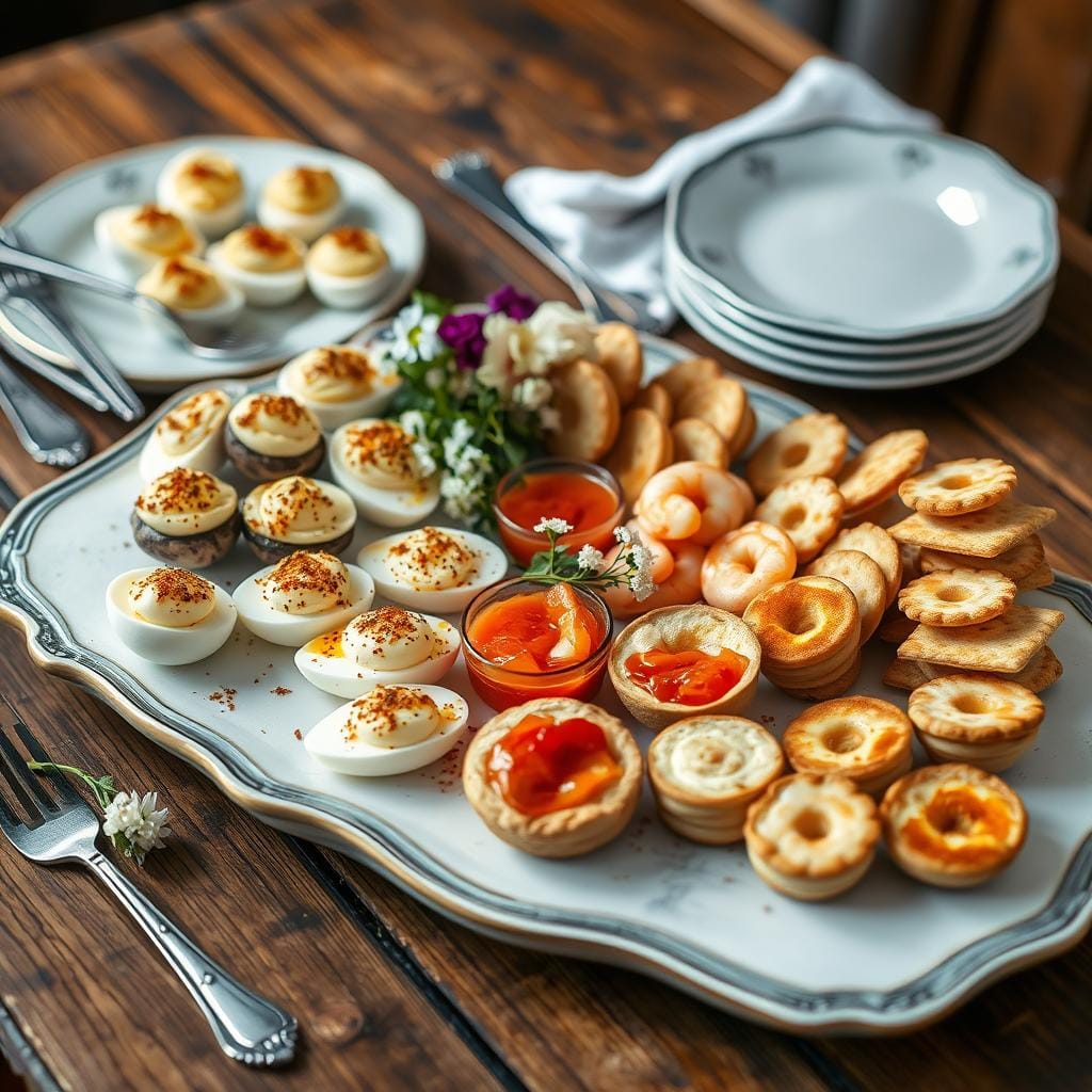 Vintage Appetizers Platter Vintage Appetizers Platter